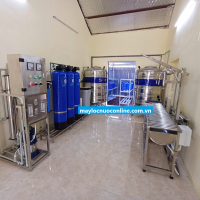 Lắp đặt hệ thống lọc nước RO đóng bình công suất 250L/H cho doanh trại quân đội