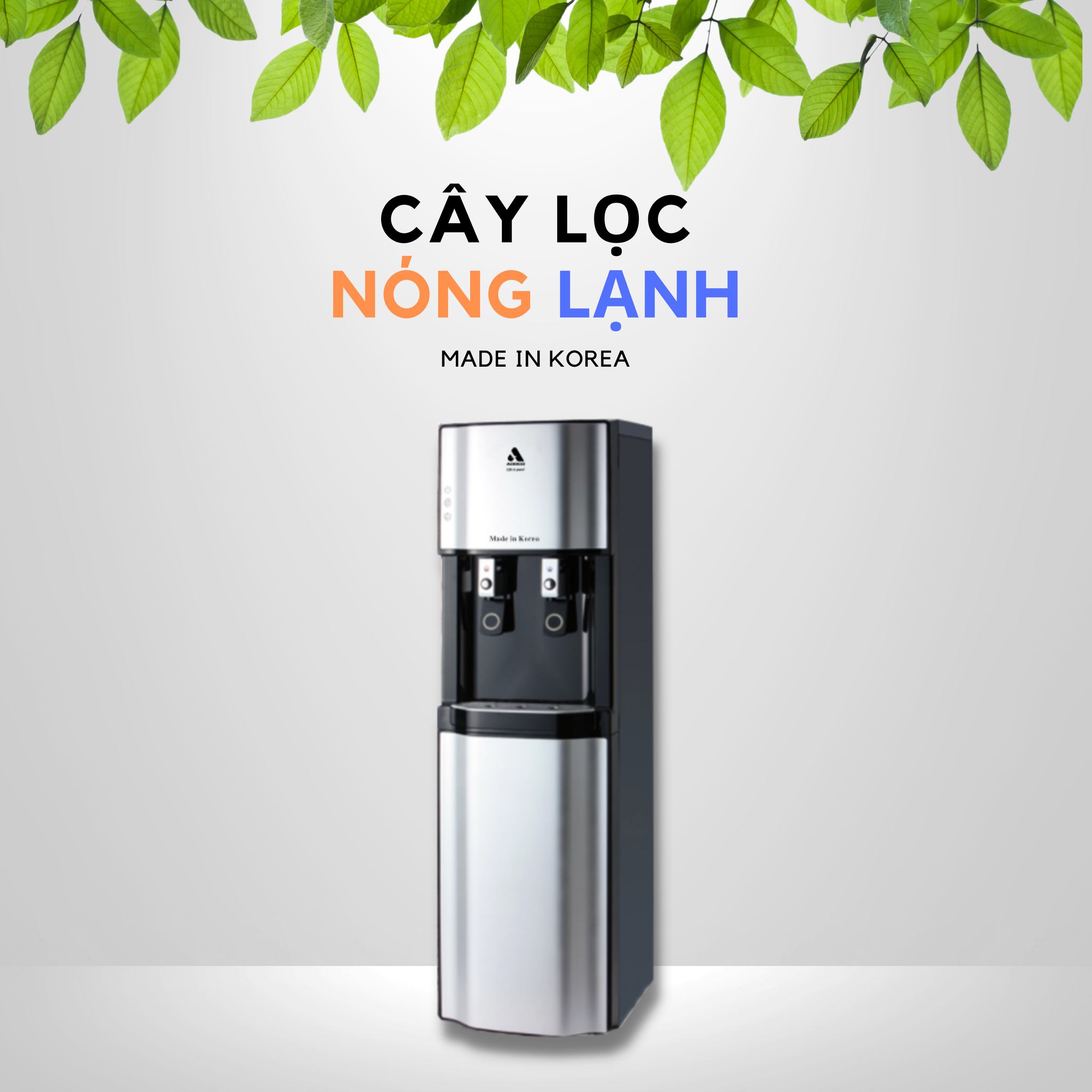 Cây lọc nước ADC 207 có chức năng nóng lạnh, Made in Korea